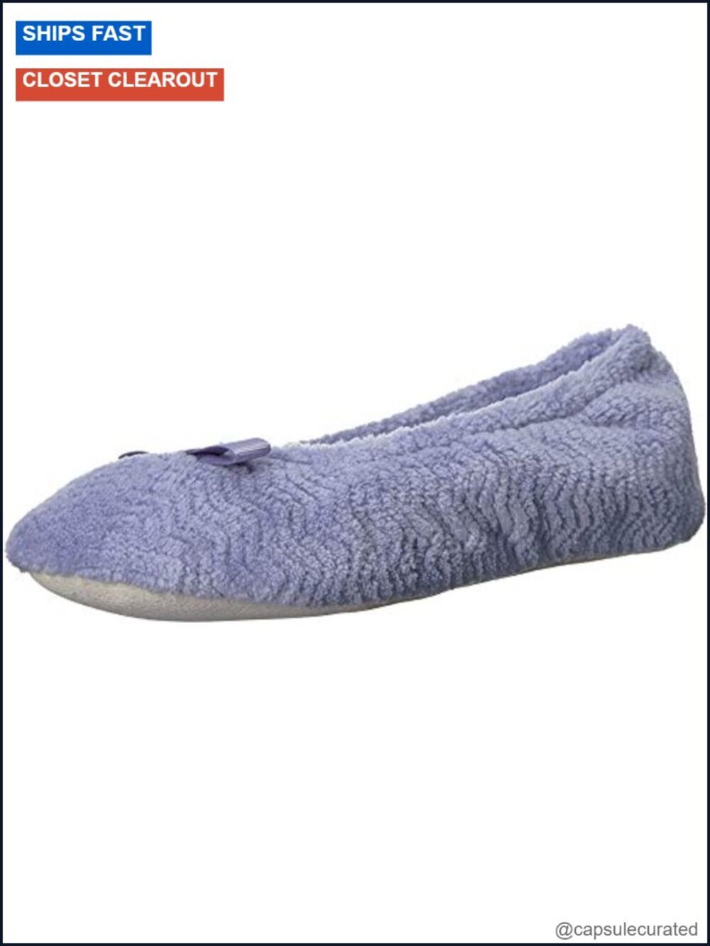 Non-Slip Ballerina Slippers with Memory Foam, Machine Washable